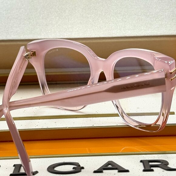 BVLGARI B.ZERO1 - BV500081 Luxury Designer Sunglasses (Pink/Gold) main image 4